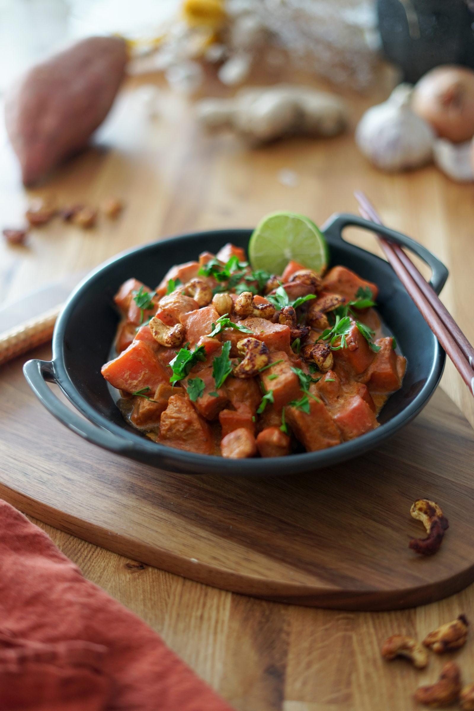 Curry de patates douces végétarien Les Pépites de Noisette