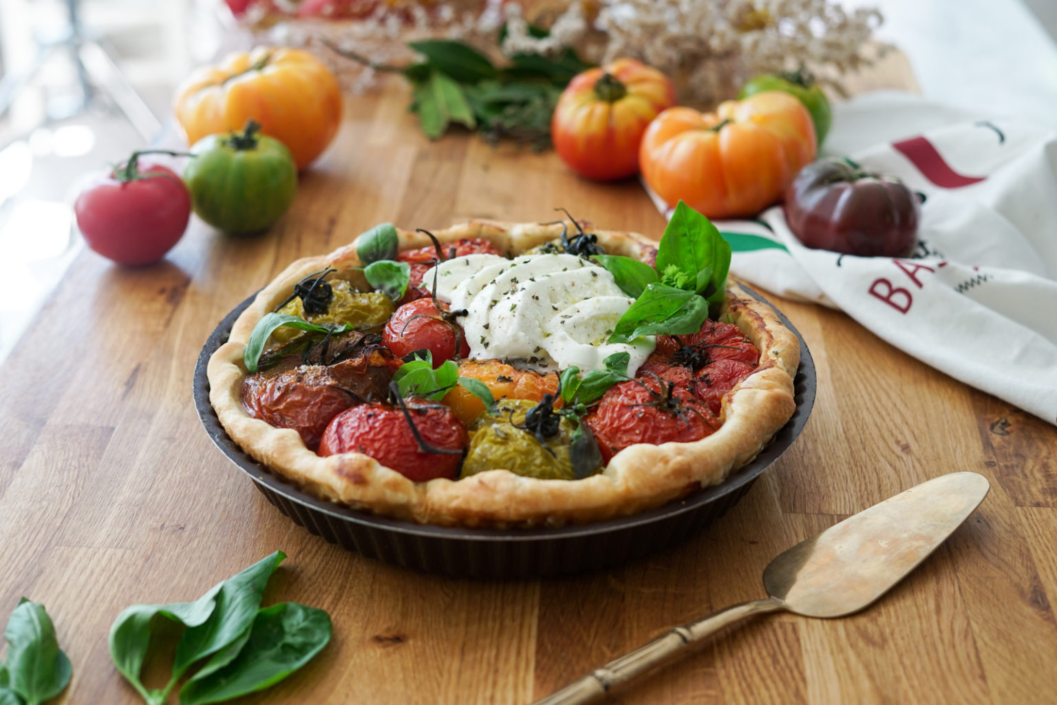 Tarte à la tomate et mozzarella Les Pépites de Noisette