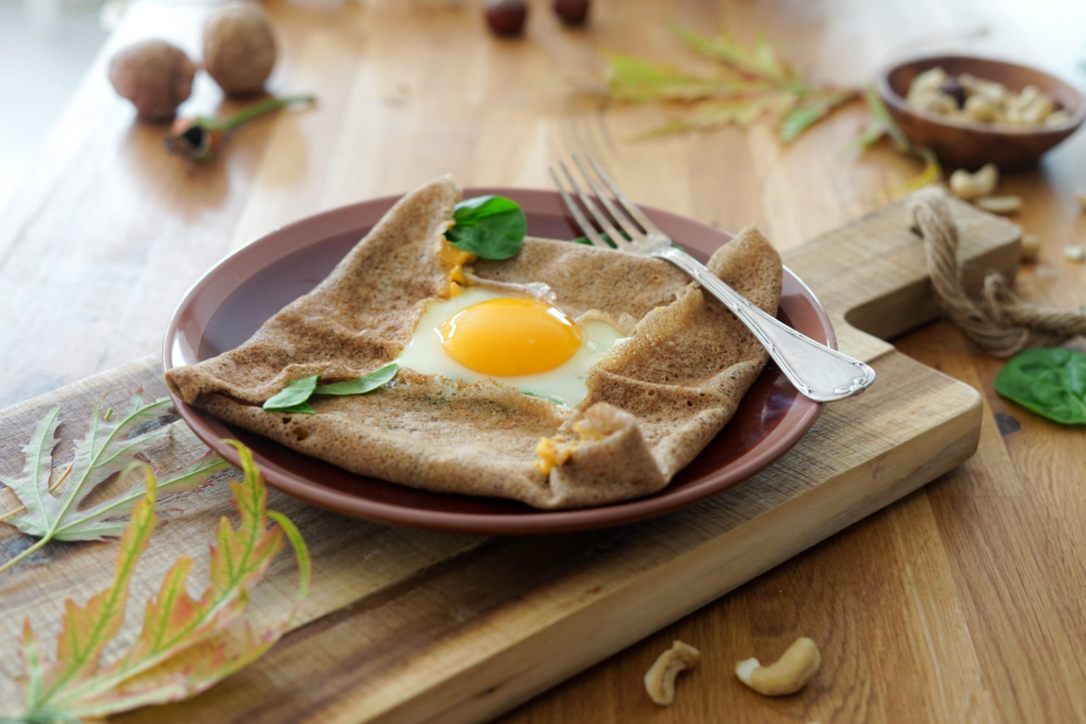 Galette bretonne à la butternut rôtie Les Pépites de Noisette