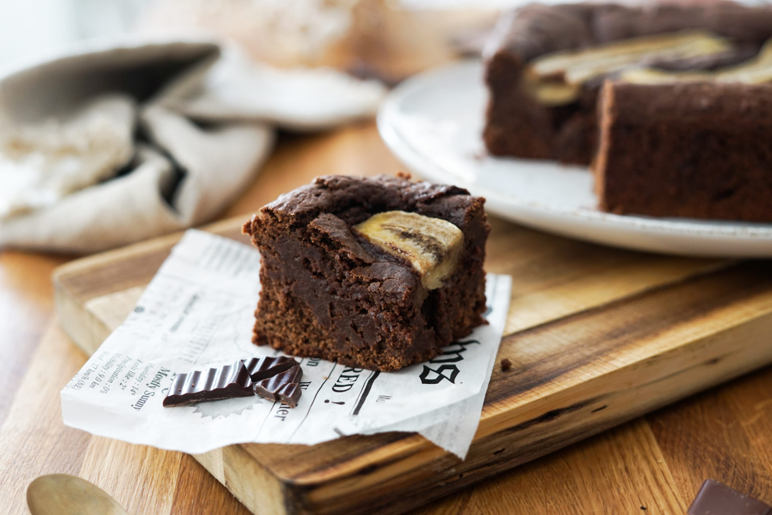 Brownie Chocolat Banane Extra Fondant - Les Pépites De Noisette