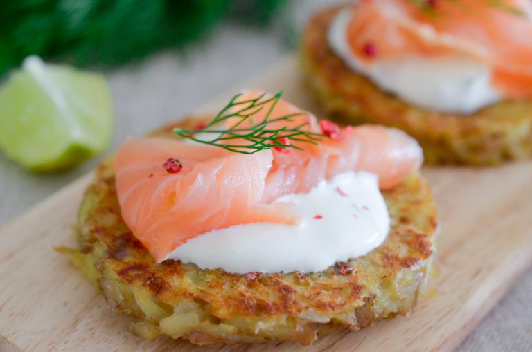 Galettes De Pommes De Terre Au Saumon