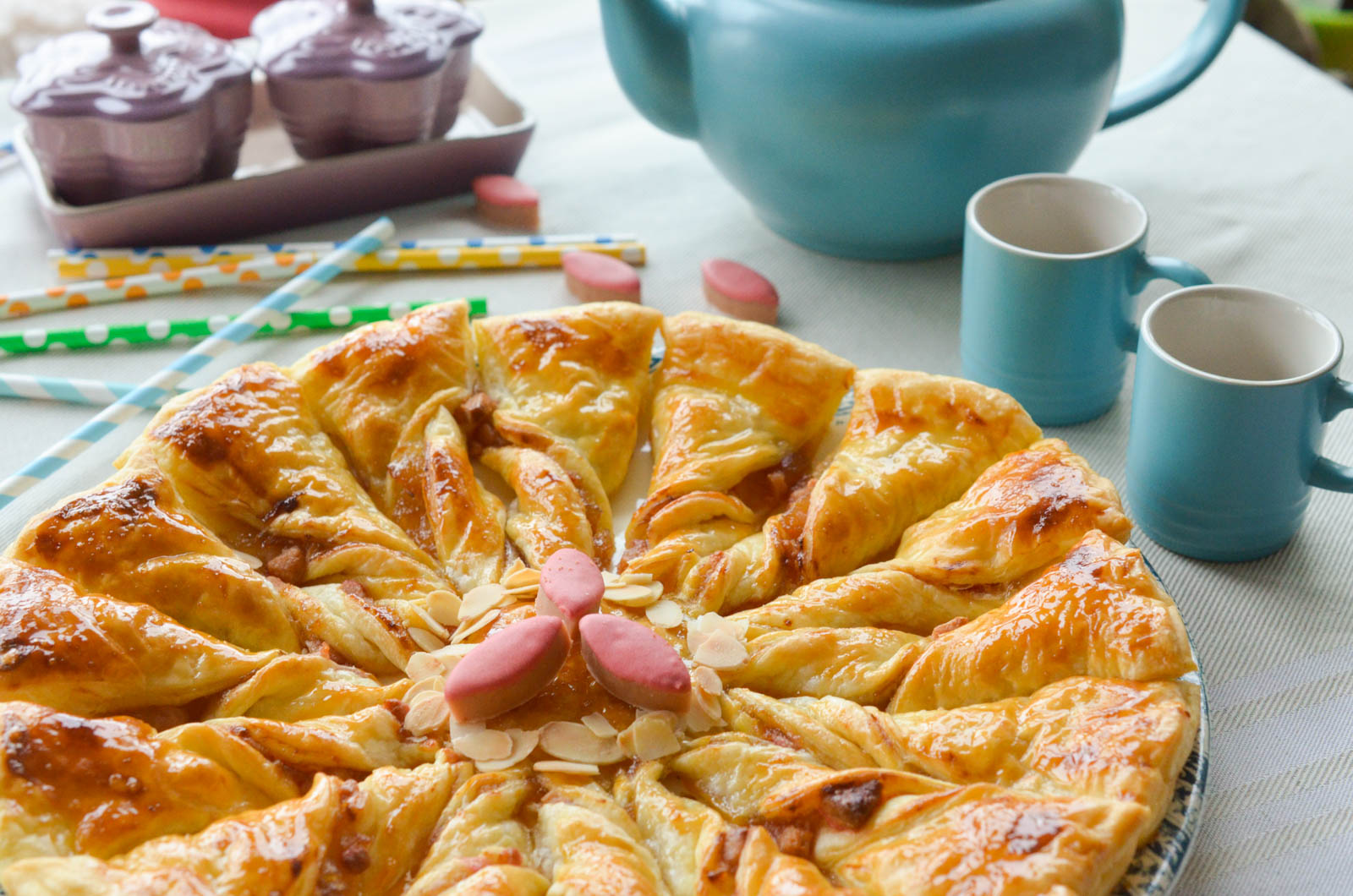 Tarte du soleil peche calisson