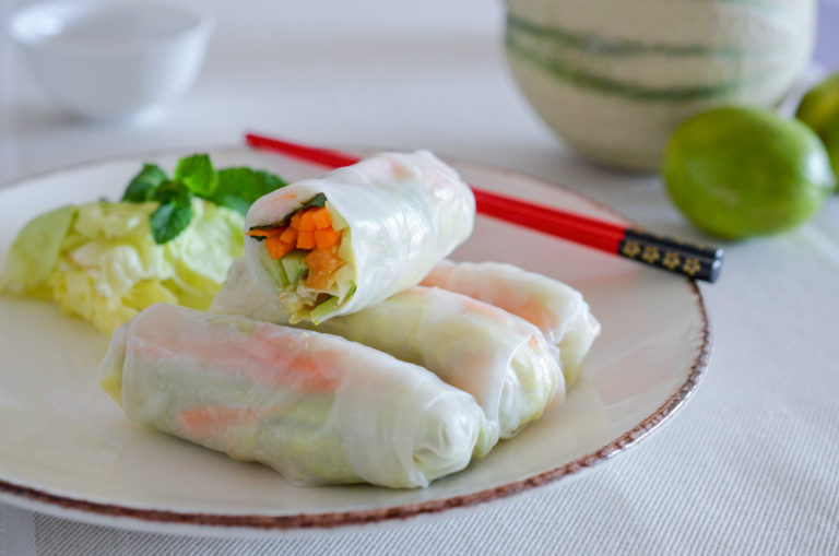 Rouleaux De Printemps Au Melon Les Pepites De Noisette