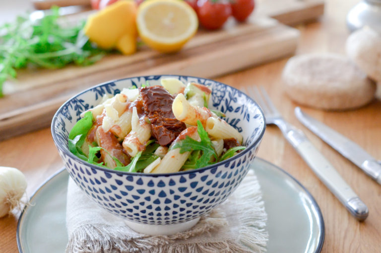 Salade De Pates A L Italienne Et Sa Vinaigrette A La Tomate Les