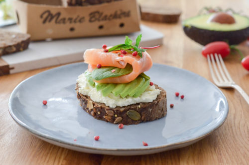 Recette Tartine Saumon Avocat Marie Blachere 5