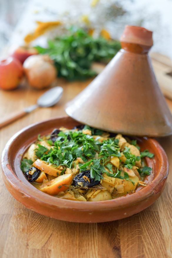 Tajine De Poulet Aux Pruneaux - Les Pépites De Noisette