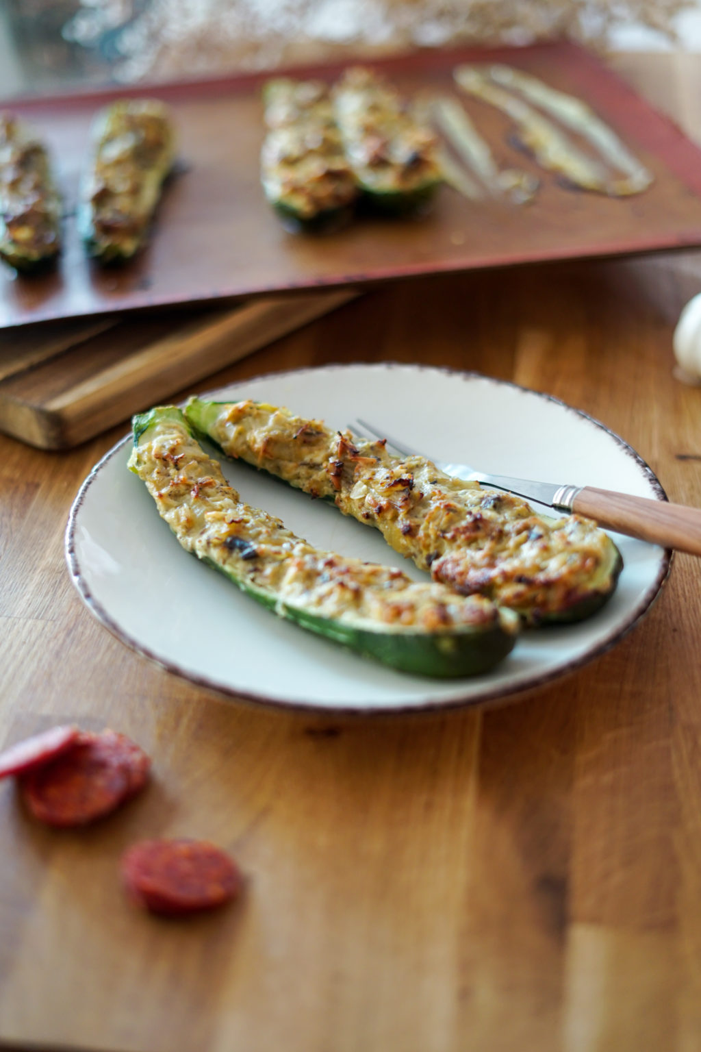 Courgettes Farcies Aux Sardines - Les Pépites De Noisette